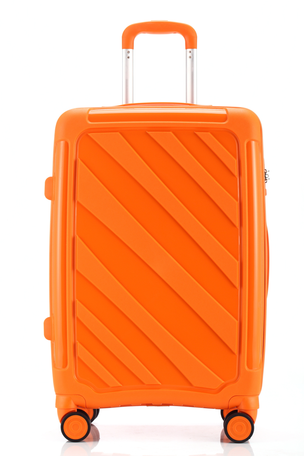yanteng classic PP traveling luggage in orange color