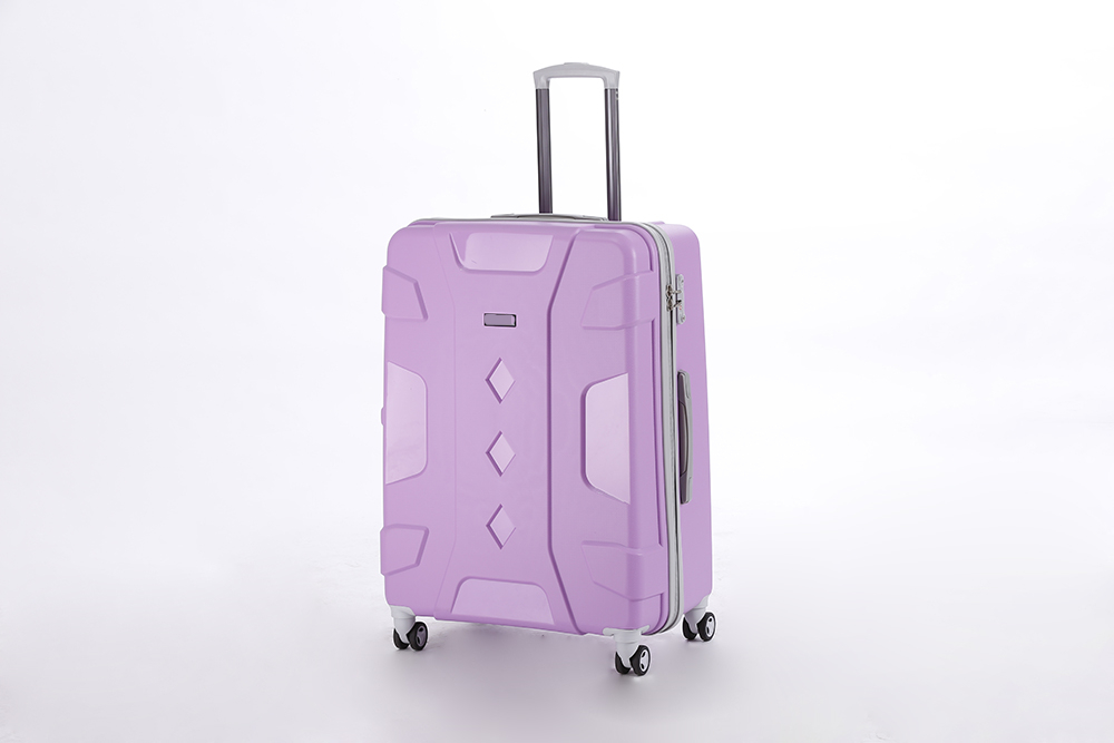 yanteng classic PP traveling luggage in purple color