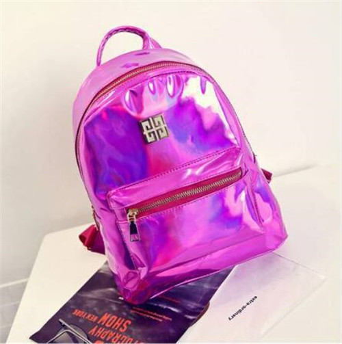 Yanteng stylish Shiny School Bags in purple color