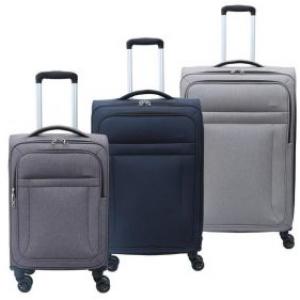 Yanteng fabric 3pcs luggage set with spinner wheels 