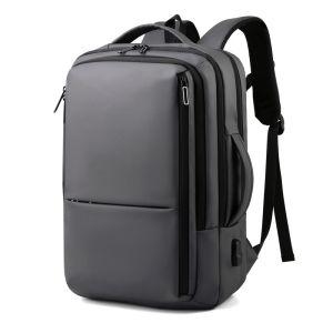 Yanteng stylish Anti-theft Backpack with USB port in grey color