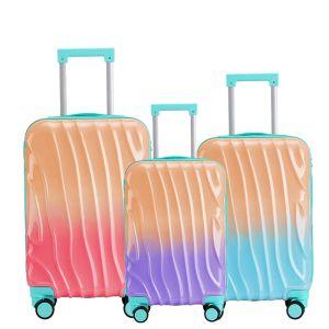 yanteng new ABS PC suitcase with unique design