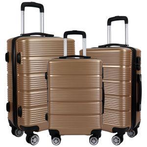 yanteng customized carry on luggage with aluminium trolley