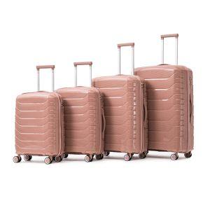 yanteng hartmann luggage in pink color