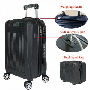 yanteng classic pp luggage in dark blue color