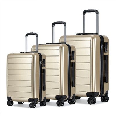 3 Piece Abs Luggage Set